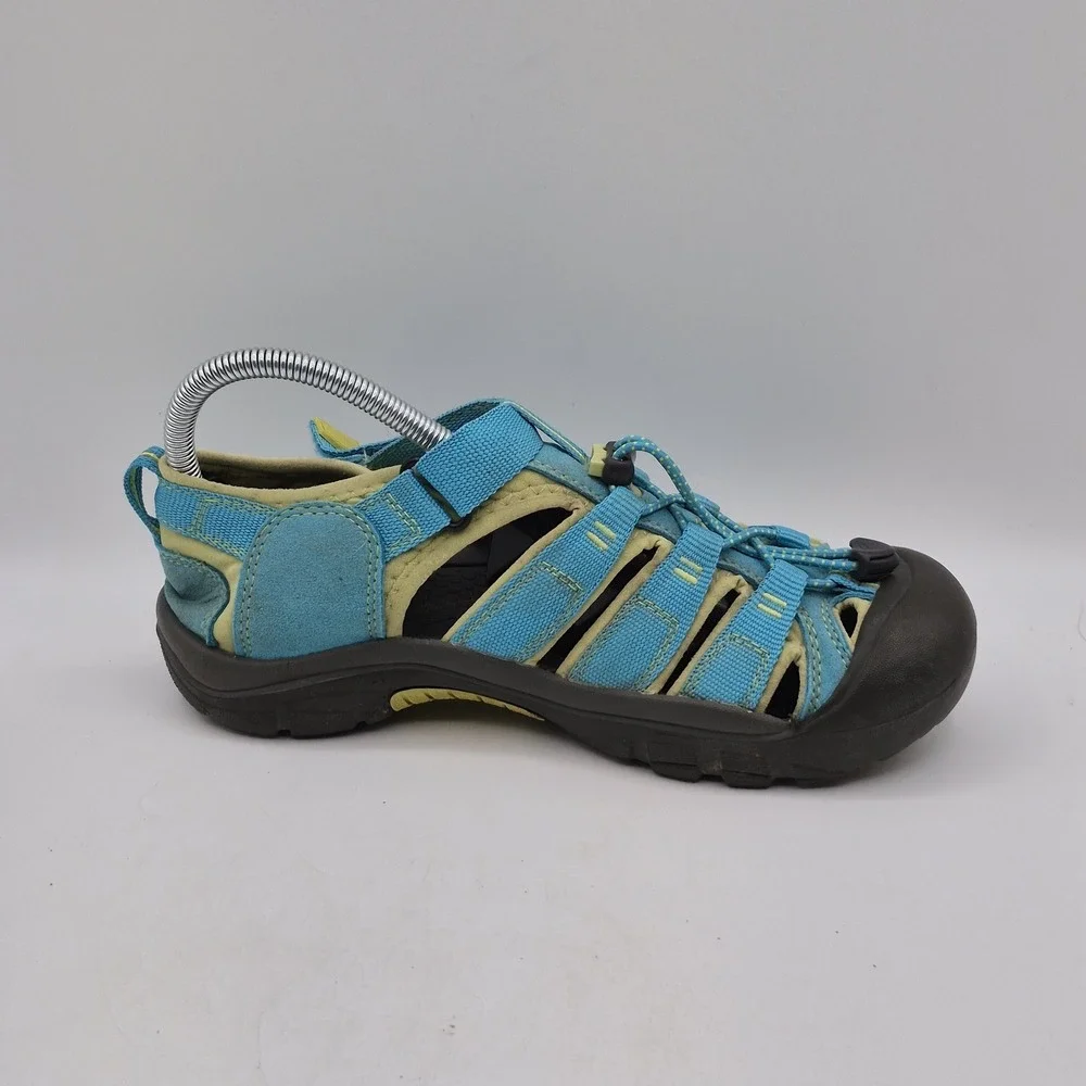 Keen Newport H2 Sandals Mens Size 6 Blue Closed Toe Water Hiking Toe Cap‎ Aqua